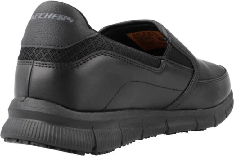 Skechers Antislip Loafers Black Heren