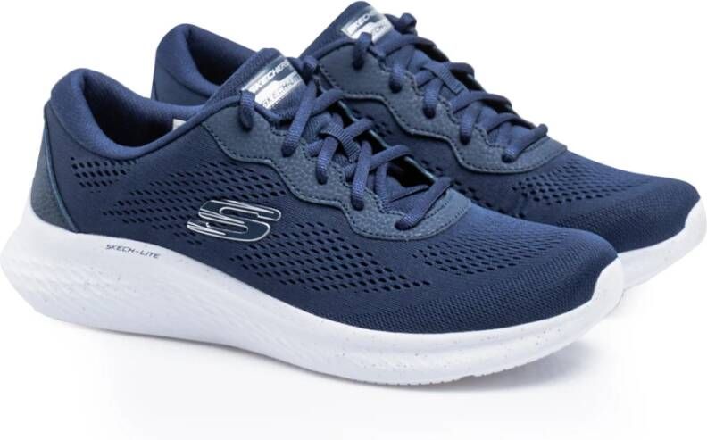 Skechers Navy Blauwe Damessneakers Blue Dames