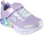 Skechers Oneindige Hartlichtsneakers voor Kinderen Purple Dames - Thumbnail 6