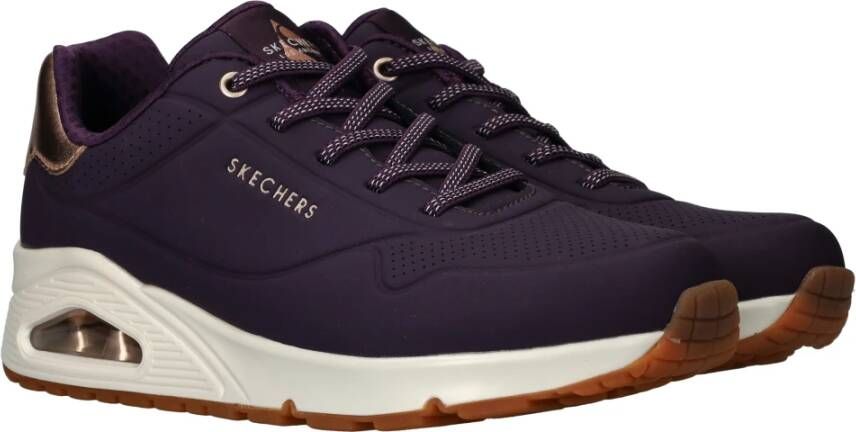 Skechers Paarse Shimmer Sneaker voor Dames Purple Dames