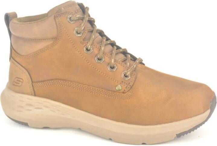 Skechers Premium Cognacfles voor Kenners Brown Heren