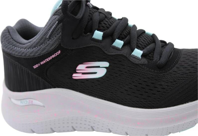 Skechers Quiche Sneaker voor een stijlvolle uitstraling Black Dames