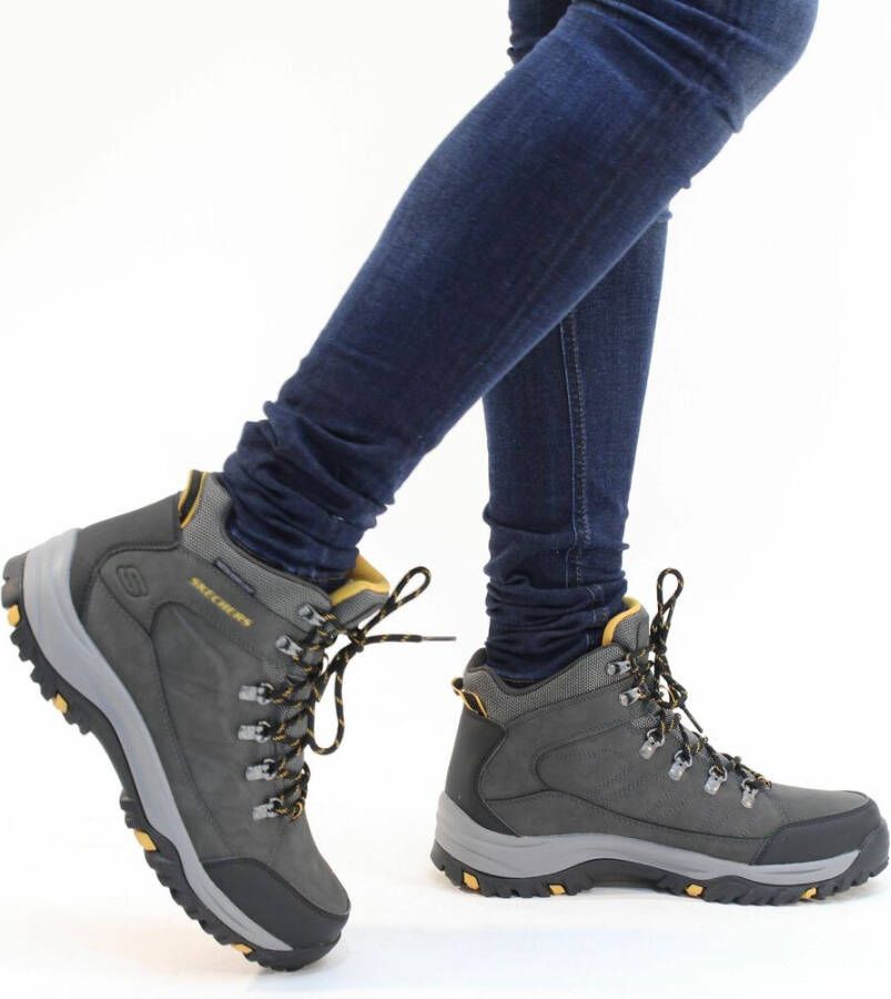 Skechers Relment veterboot Grijs Heren