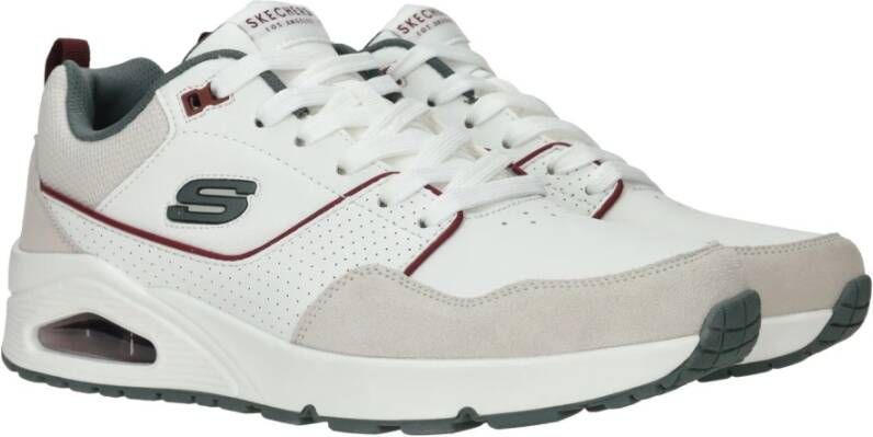 Skechers Retro One Sneaker met Air-Cooled Memoryfoam White Heren