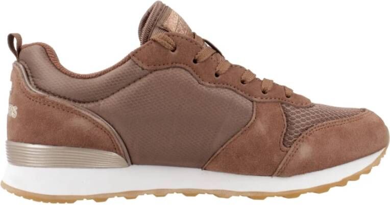 Skechers Retro Sneakers Goud Meisje Brown Dames