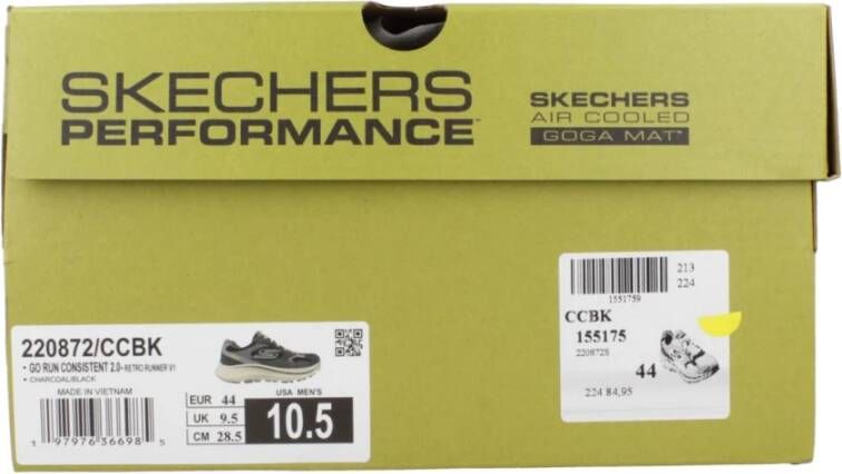 Skechers Run Consistent 2 Sneakers Gray Heren