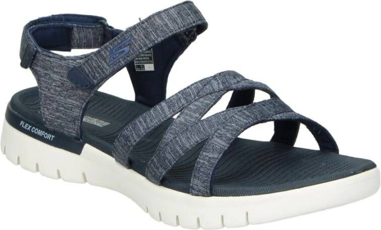 Skechers Sandalen Blauw Dames