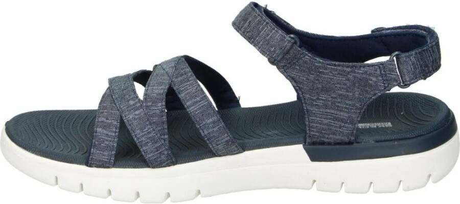 Skechers Sandalen Blauw Dames