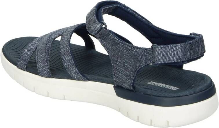 Skechers Sandalen Blauw Dames