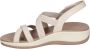 Skechers Stijlvolle platte sandalen voor vrouwen Beige Dames - Thumbnail 4