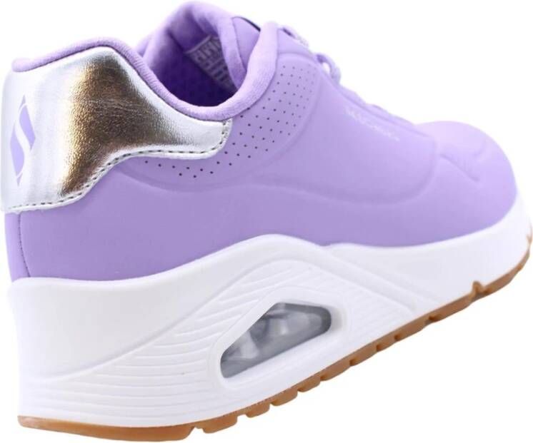 Skechers Scandal Sneaker voor Modieuze Vrouwen Purple Dames