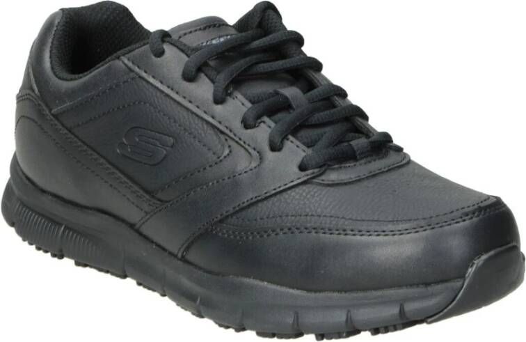 Skechers Dames Textiel Sneakers Stijlvol en Hoogwaardig Zwart Dames