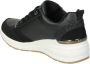 Skechers Geperforeerde Duraleather Sneakers Black Dames - Thumbnail 10