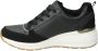 Skechers Geperforeerde Duraleather Sneakers Black Dames - Thumbnail 11