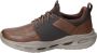 Skechers Arch Fit Orvan Sneaker Heren Bruin Cognac - Thumbnail 4