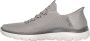 Skechers Slip-Ins Summits High Range 232457-TPE Mannen Grijs Sneakers - Thumbnail 4