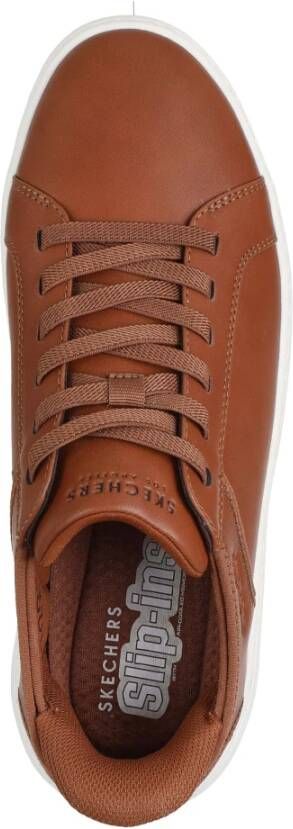 Skechers SlipIns Court Break Suit Sneakers Brown Heren