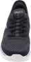 Skechers Go Walk 7 Free Hand 2 Heren Instappers Zwart Wit - Thumbnail 5