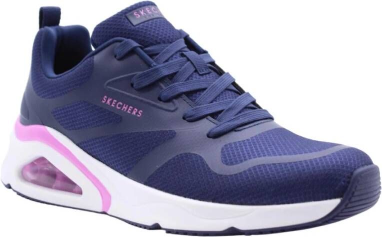 Skechers Stijlvolle Sneakers voor Modebewuste Vrouwen Blauw Dames