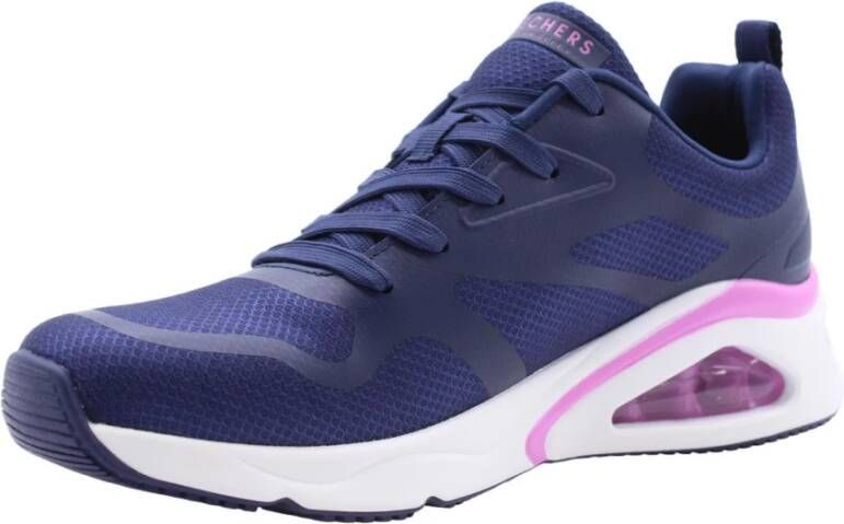 Skechers Stijlvolle Sneakers voor Modebewuste Vrouwen Blauw Dames