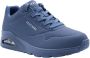 Skechers Stijlvolle Vivex Damessneakers Blauw Dames - Thumbnail 8