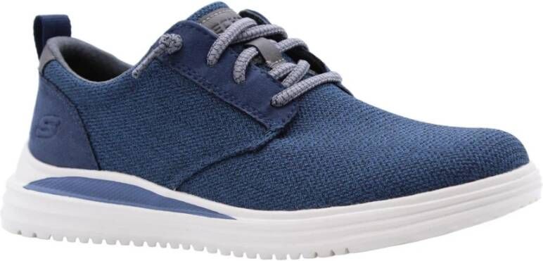 Skechers Casual Twilight Veterschoenen voor Mannen Blue Heren