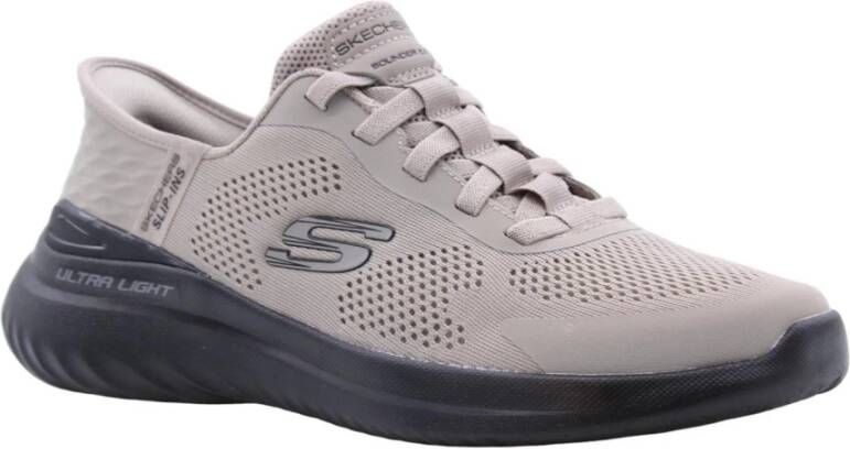 Skechers Stijlvolle Herensneaker voor Casual Outfits Gray Heren