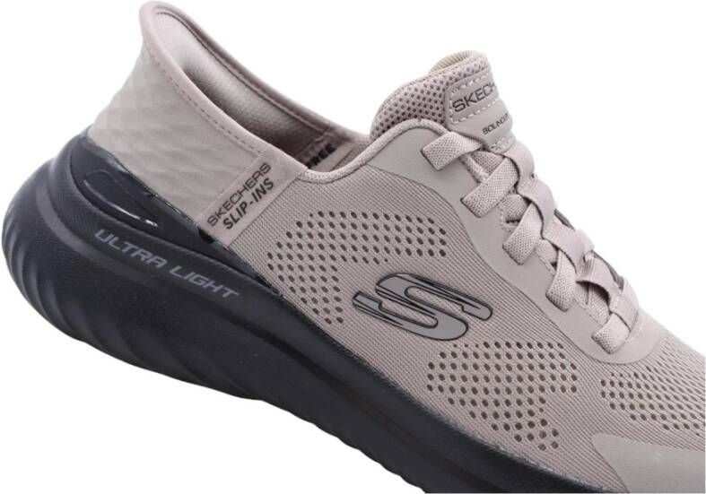 Skechers Stijlvolle Herensneaker voor Casual Outfits Gray Heren