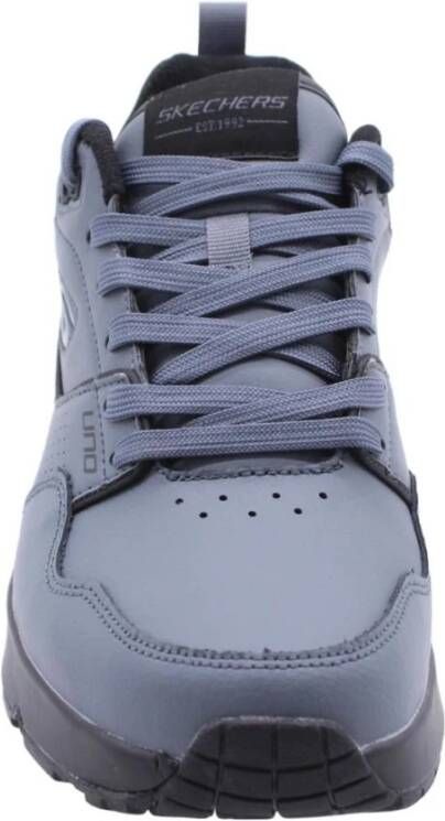 Skechers Husas Stijlvolle en Comfortabele Sneakers Grijs Heren