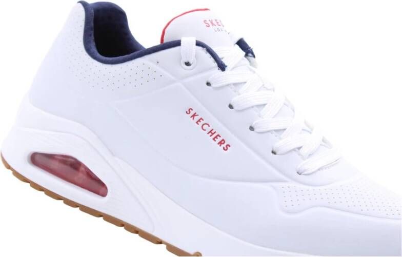 Skechers Stijlvolle Herensneaker voor Casual Outfits White Heren