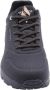 Skechers Uno Shimmer Away 155196 BBK Vrouwen Zwart Sneakers - Thumbnail 10