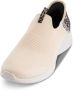 Skechers Beige Textiel Rubberen Zool Sneakers Beige Dames - Thumbnail 2