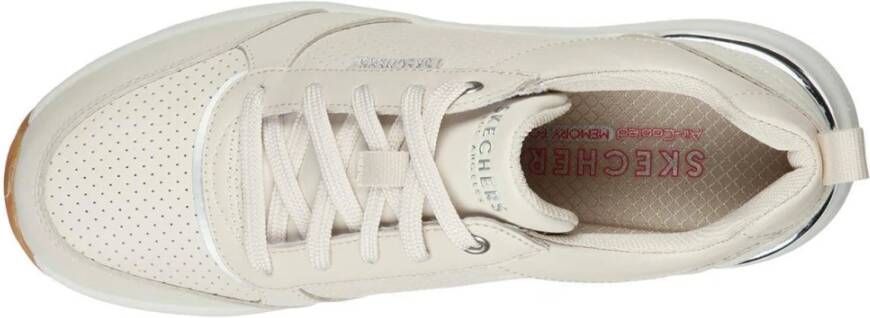 Skechers Elegante Spot Sneakers Beige Dames