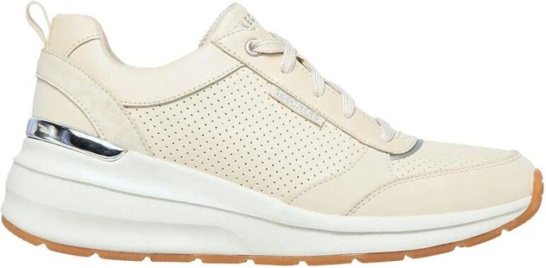 Skechers Elegante Spot Sneakers Beige Dames