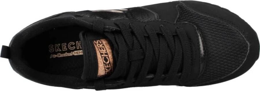 Skechers Sportieve Mesh Sneaker met Air-cooled Memory Foam Zwart Dames - Foto 10