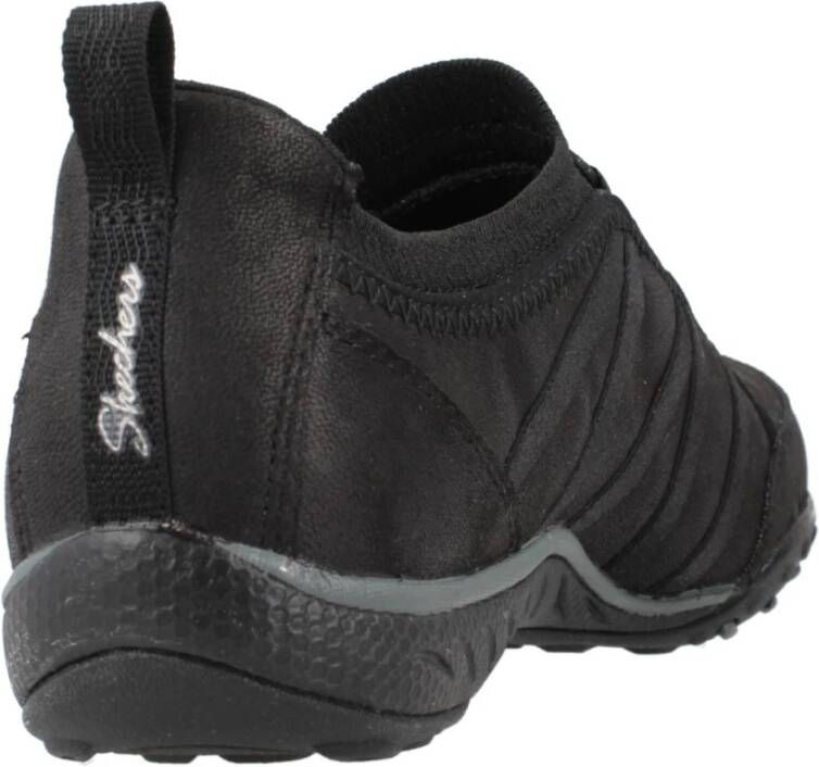 Skechers Stijlvolle Breathe-Easy Sneakers voor vrouwen Black Dames