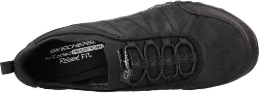 Skechers Stijlvolle Breathe-Easy Sneakers voor vrouwen Black Dames