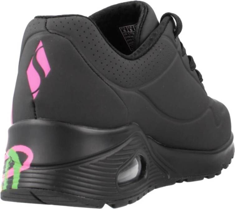 Skechers Stijlvolle UNO Sneakers voor Vrouwen Black Dames