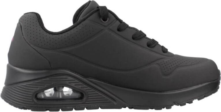 Skechers Stijlvolle UNO Sneakers voor Vrouwen Black Dames