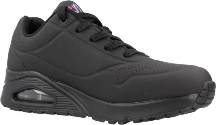 Skechers Stijlvolle UNO Sneakers voor Vrouwen Black Dames