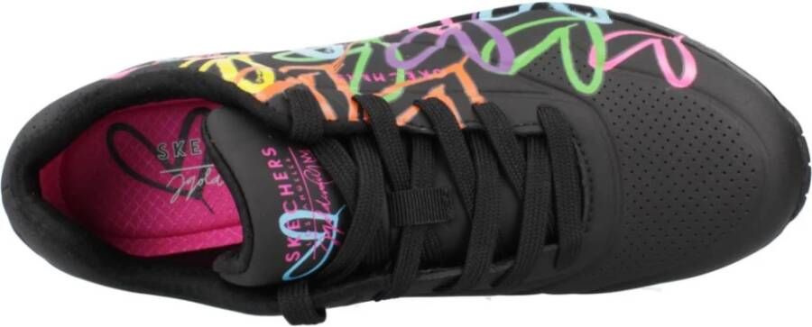 Skechers Stijlvolle UNO Sneakers voor Vrouwen Black Dames