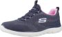 Skechers Stijlvolle Summits Sneakers voor Vrouwen Blue Dames - Thumbnail 3