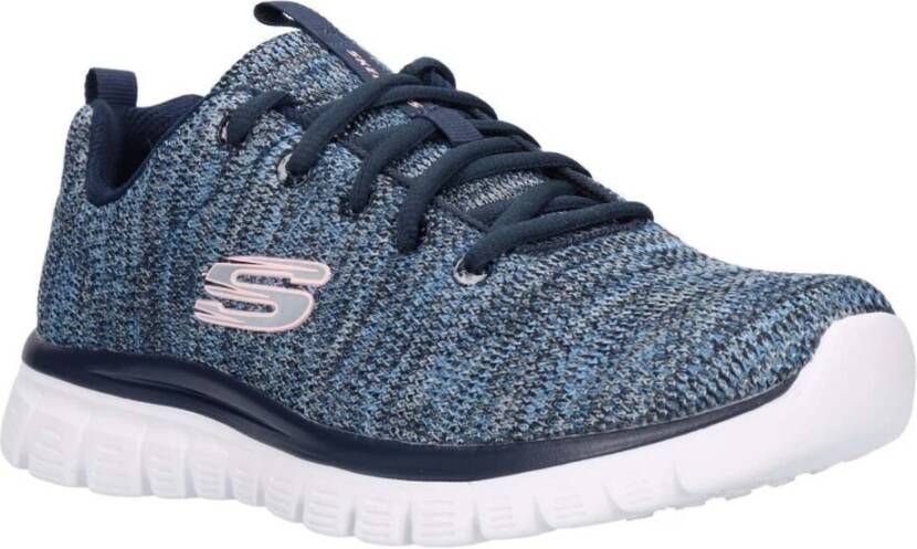 Skechers Sneakers Blue Dames