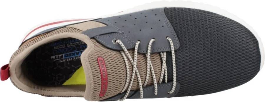 Skechers Stijlvolle Top Sneakers voor Mannen Blue Heren