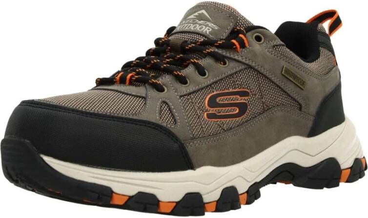 Skechers Stijlvolle Herensneakers Brown Heren