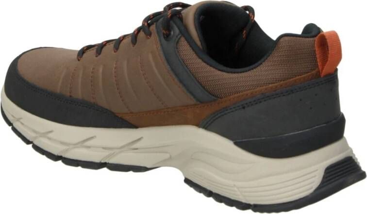 Skechers Synthetisch Leren Sneakers Bruin Heren