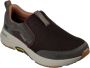 Skechers Goodyear Double Gore Slip On Sneakers Brown Heren - Thumbnail 3