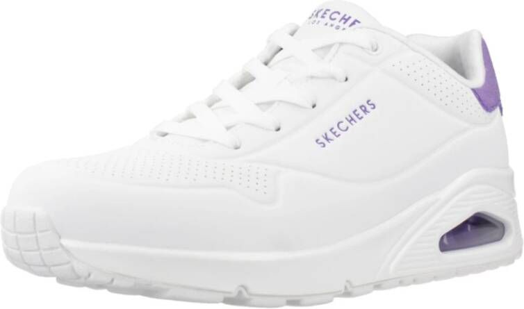 Skechers Stijlvolle Uno Sneakers voor Vrouwen White Dames