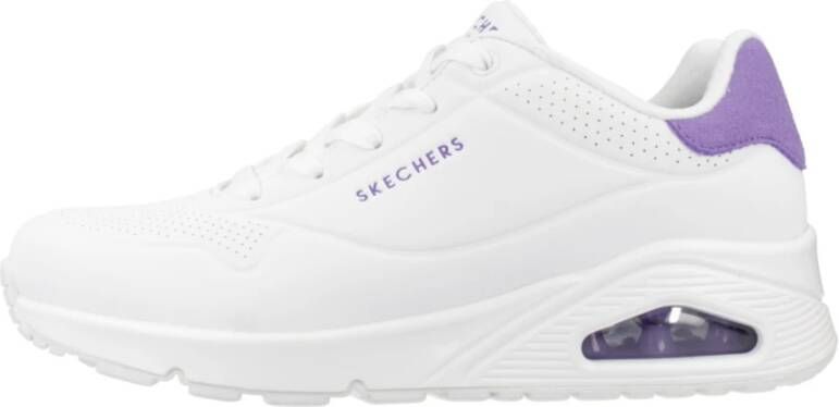 Skechers Stijlvolle Uno Sneakers voor Vrouwen White Dames