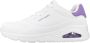 Skechers Stijlvolle Uno Sneakers voor Vrouwen White Dames - Thumbnail 14